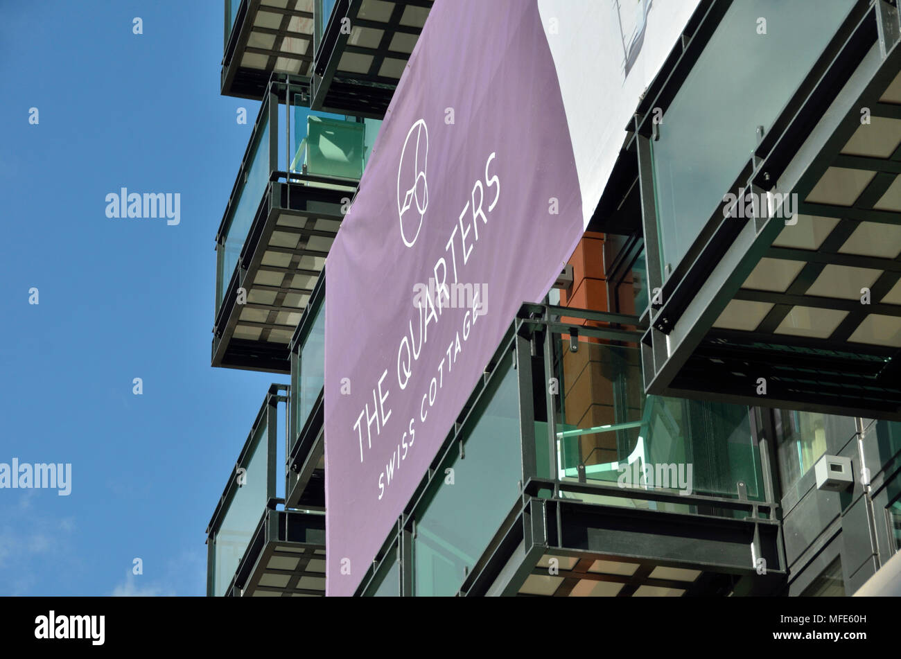 I quarti di sviluppo appartamento in Finchley Road NW3, Londra, Regno Unito. Foto Stock