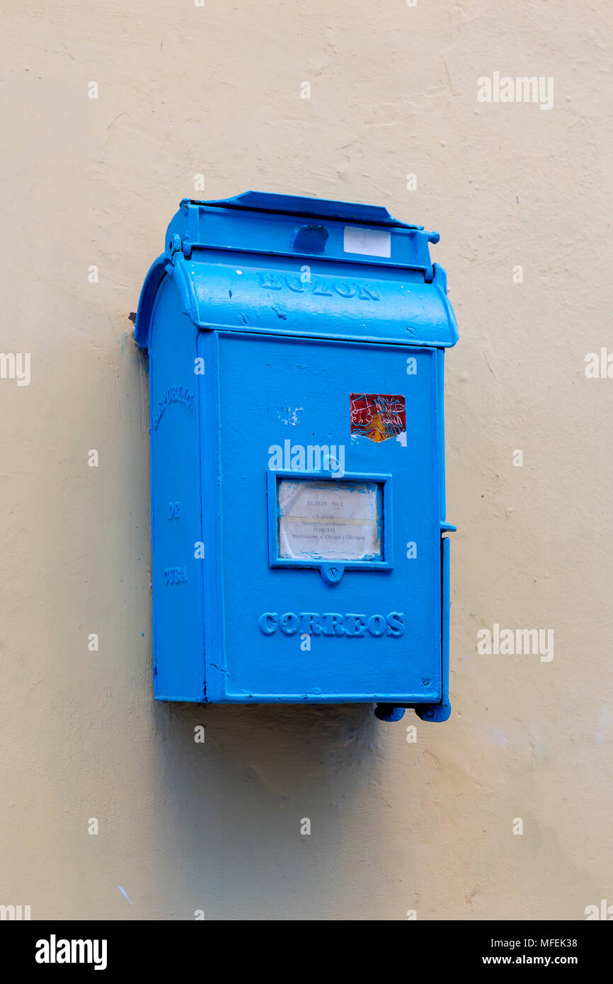 Cubano Casella Postale Foto Stock