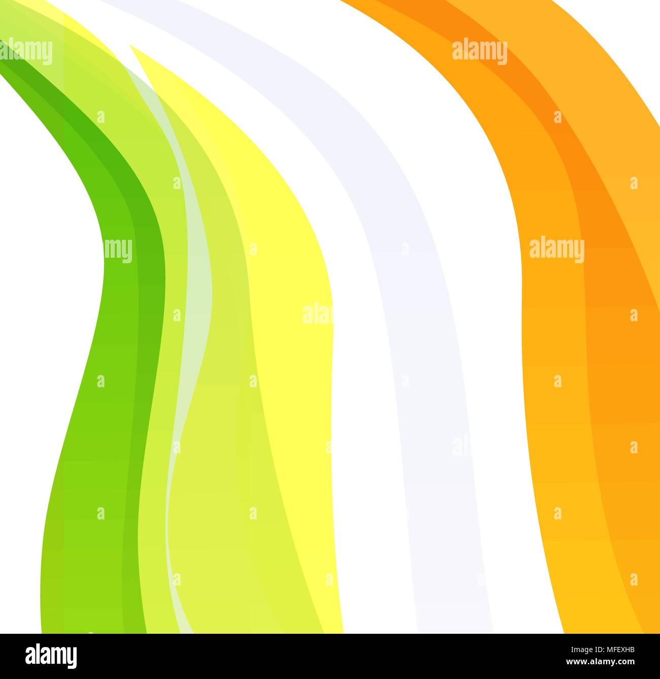 Creative bandiera dell'Irlanda Illustrazione Vettoriale