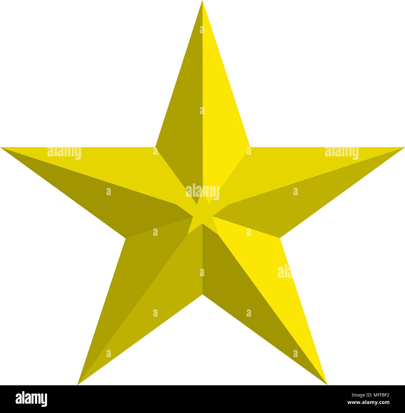 Star - icona Vettore icona a forma di stella vettore / icona a forma di stella / stella- icona Vettore Illustrazione Vettoriale