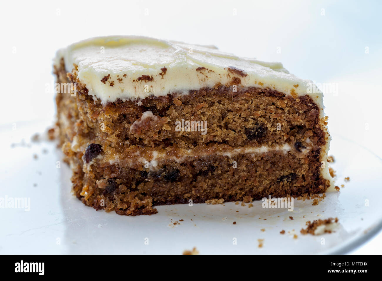 Torta e ciliegina Foto Stock