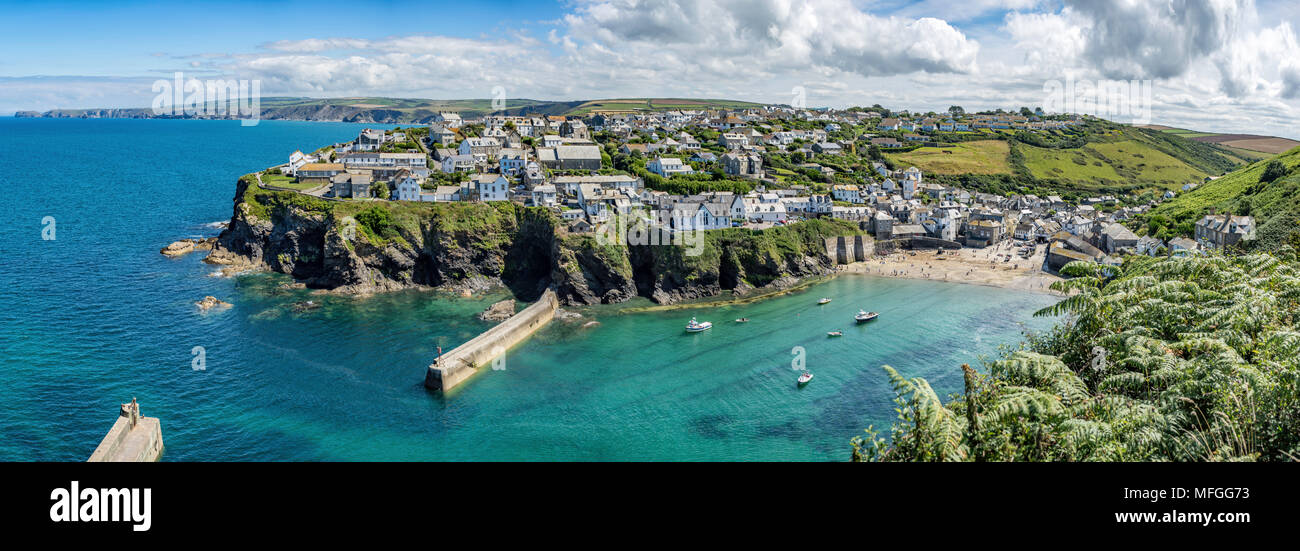 Port Isaac, Cornwall, Regno Unito Foto Stock
