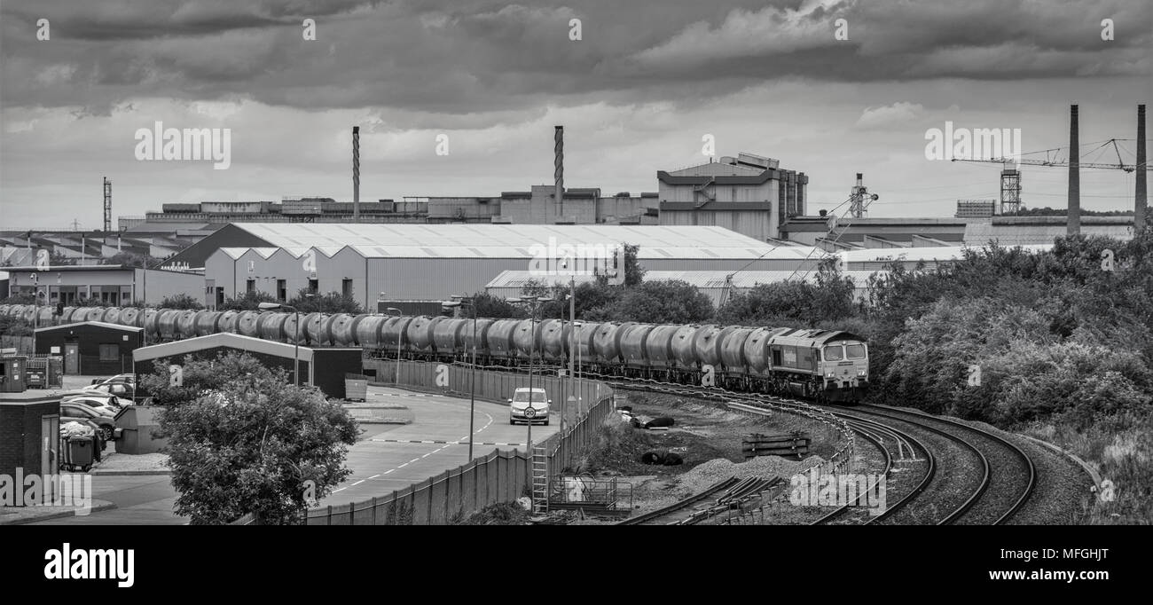 Aldwarke impianto siderurgico, Rotherham, South Yorkshire. Foto Stock