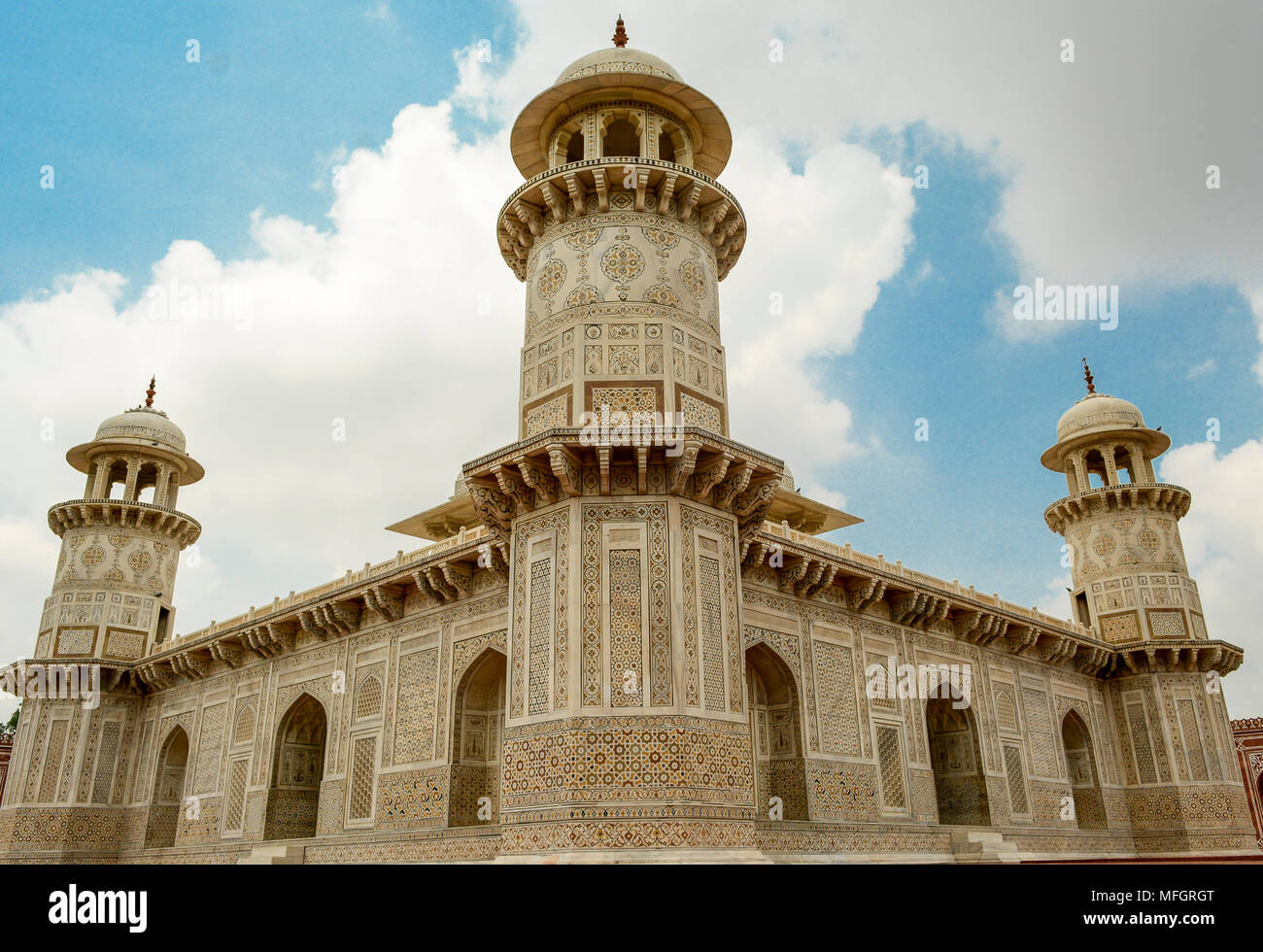 Bibi Ka Maqbara tomba, noto anche come Mini Taj Mahal. Aurangabad, India Foto Stock