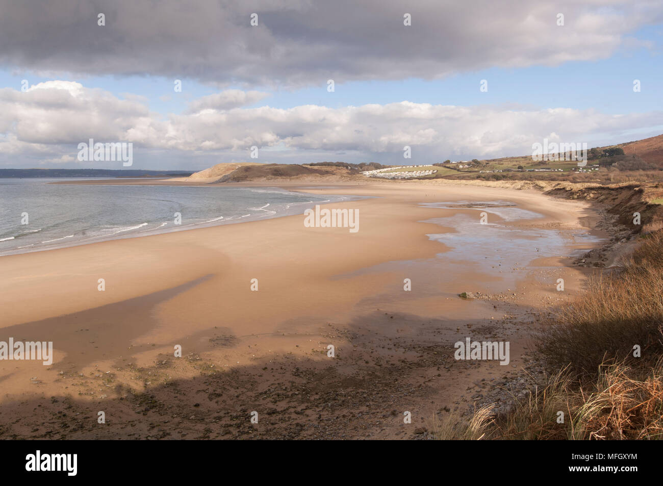 Broughton Bay, Gower, Wales, Regno Unito, Europa Foto Stock