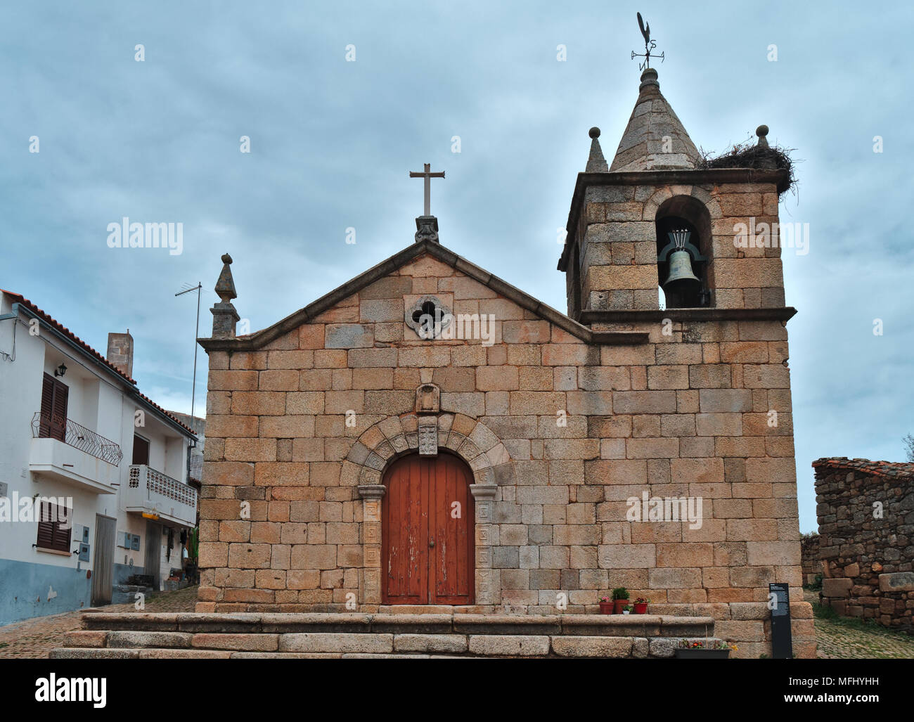 Chiesa di Idanha-a-Velha. Portogallo Foto Stock