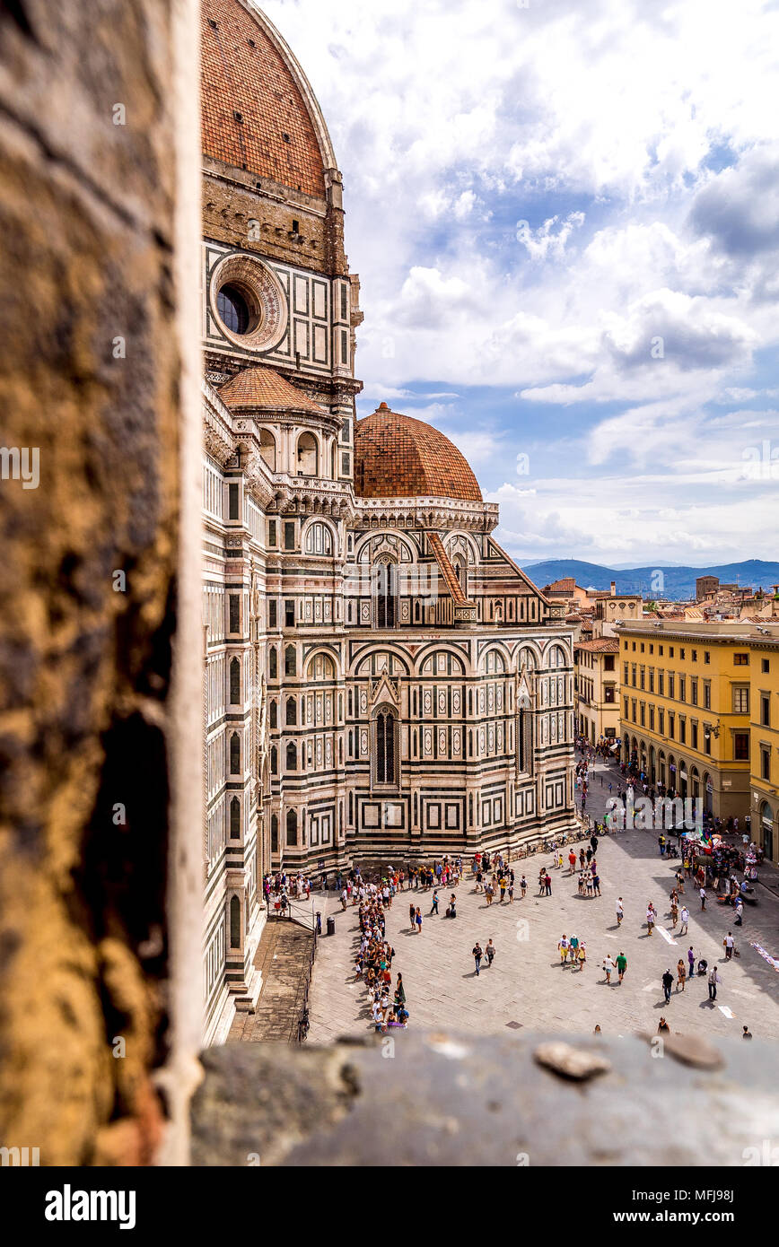 Firenze, Italia in estate. Foto Stock