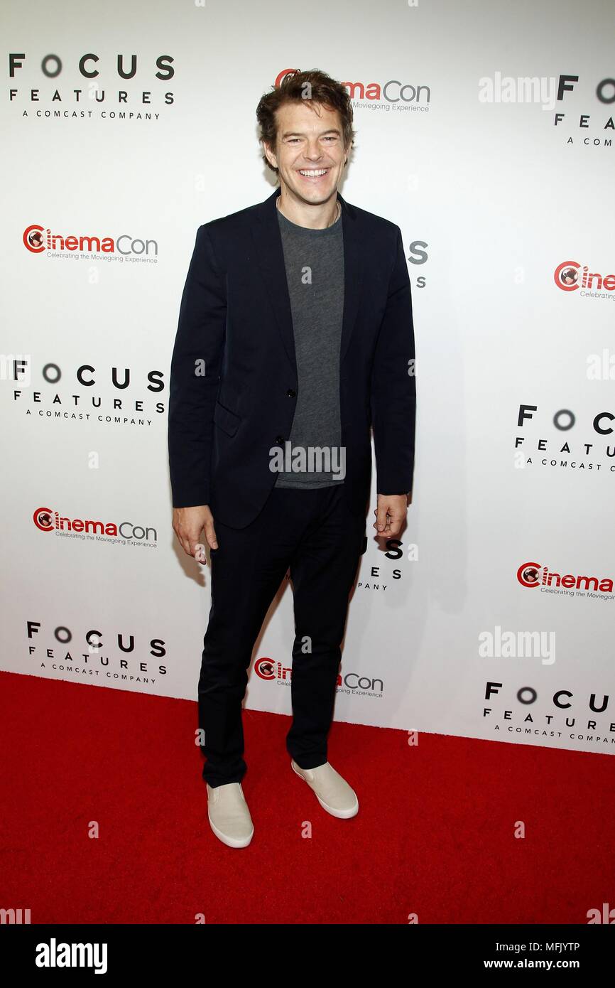 Las Vegas, NV, Stati Uniti d'America. Xxv Aprile, 2018. Jason Blum di presenze per Focus Features tappeto rosso Pranzo al Cinemacon 2018, il Caesars Palace Las Vegas NV, Aprile 25, 2018. Credito: JA/Everett raccolta/Alamy Live News Foto Stock