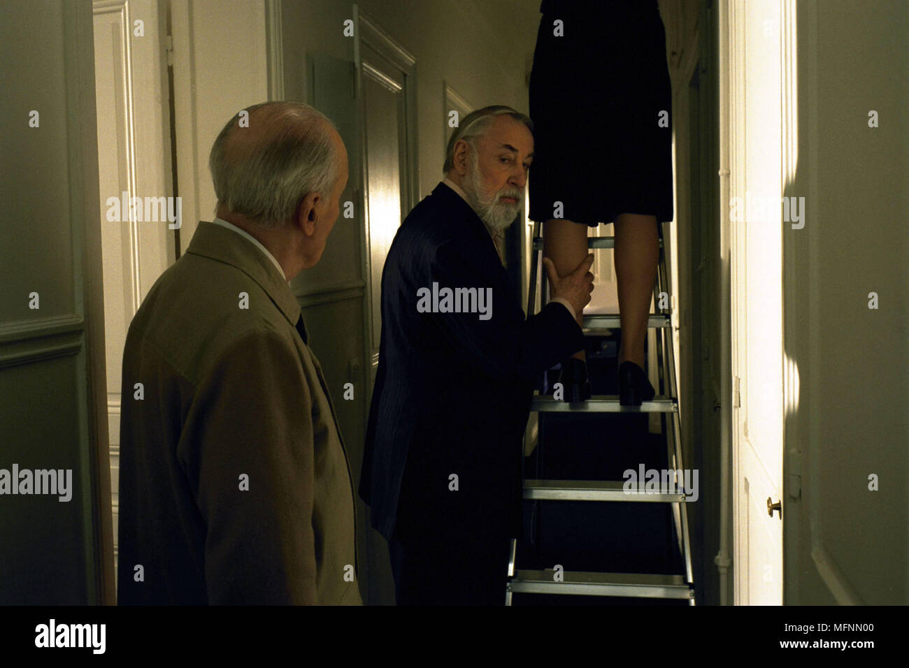 Les Cotelettes Francia Philippe Noiret, Michel Bouquet Direttore: Bertrand Blier Foto Stock