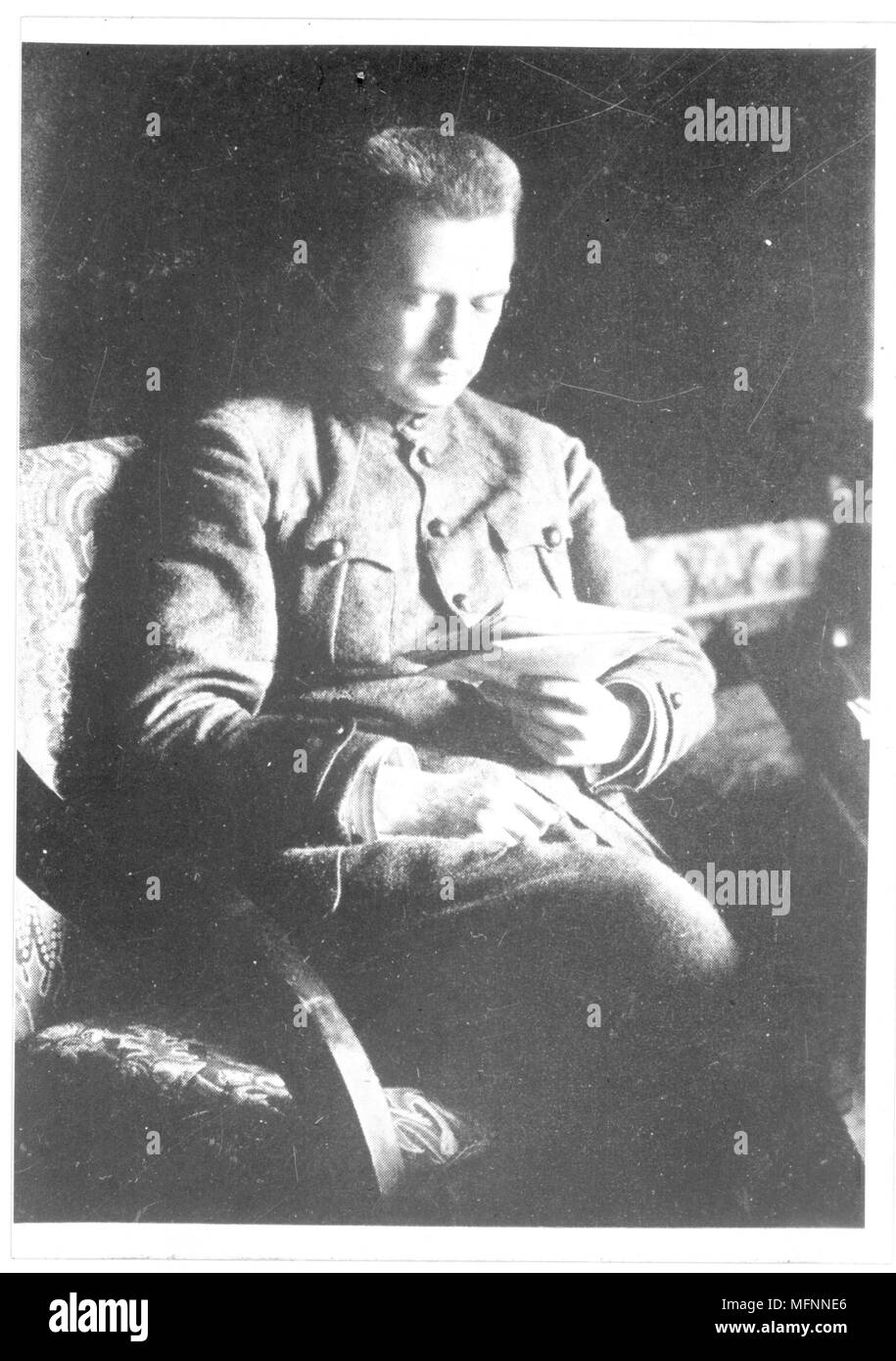 Alexander Kerensky Feodorovich (1881-1970) rivoluzionario russo leader. Il ministro per la guerra nel 1917. Fotografia. Foto Stock