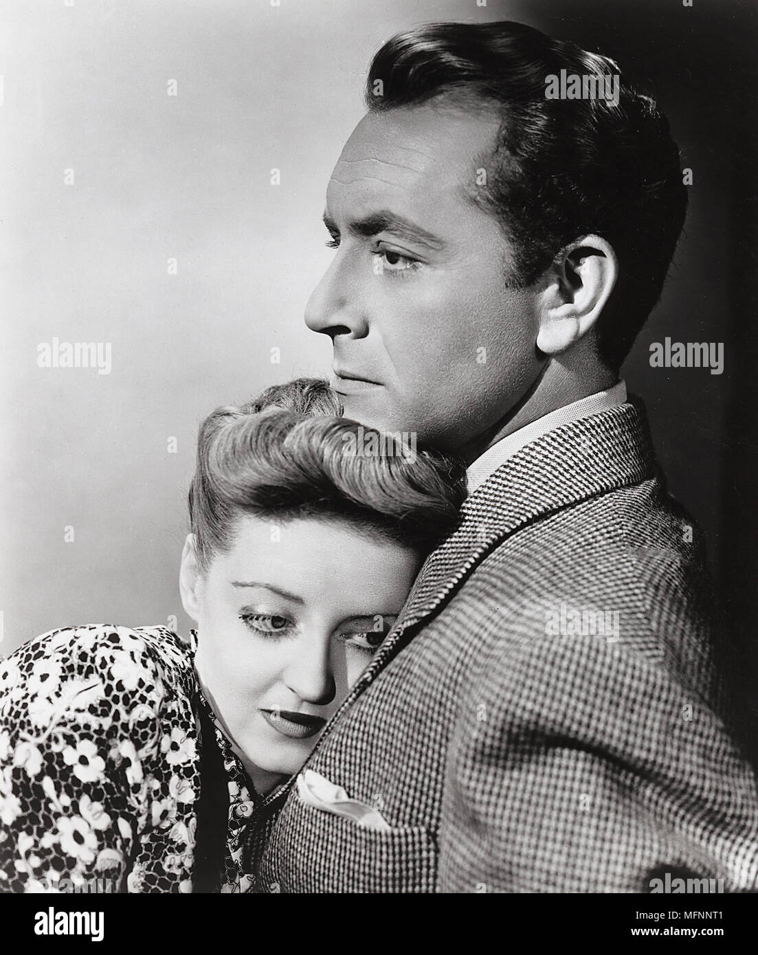 Ora, Voyager, Warner Bros, 1942. Produttore: Hal. B. Wallis. Direttore: Irving rapper. Bette Davis (1908-1989) e Paul Henreid. Foto Stock