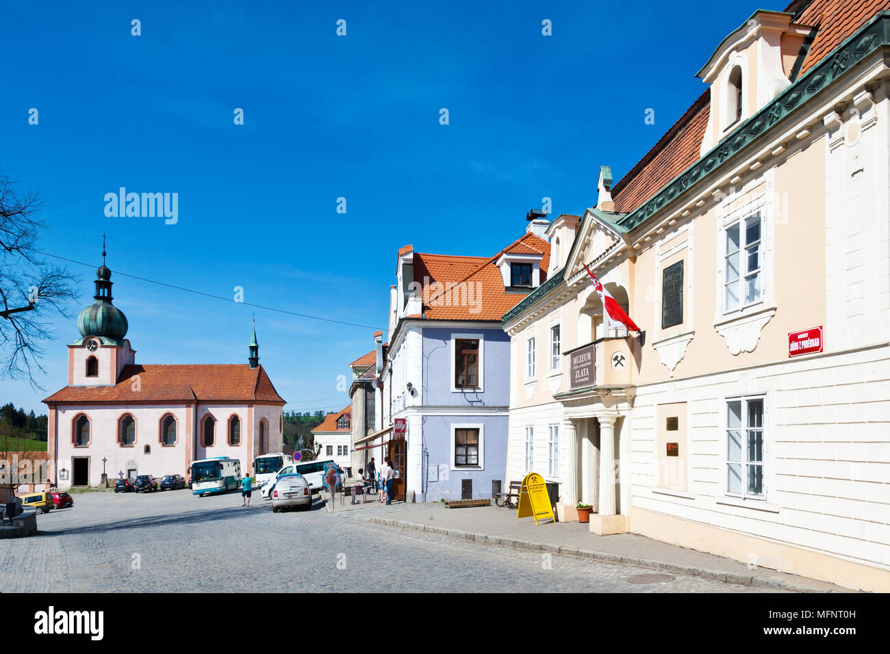 Muzeum zlata, Nový Knín, Středočeský kraj, Česká republika / Museo dell'oro, Novy Knin, Central Bohemian Region, Repubblica Ceca Foto Stock