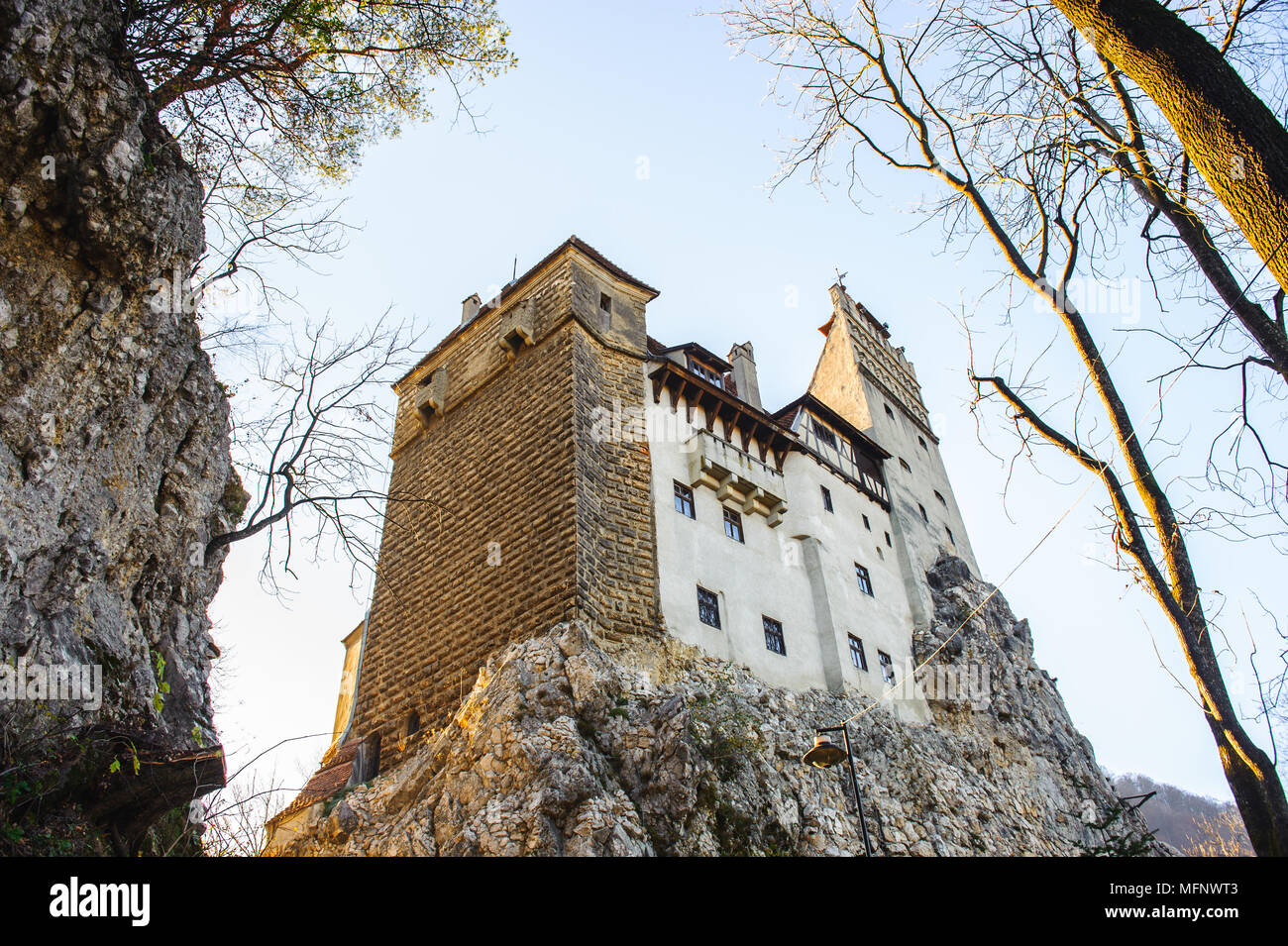 Castello di Dracula (Castello di Bran), un famoso castello del conte Vlad  Tepes, crusca, Romania Foto stock - Alamy