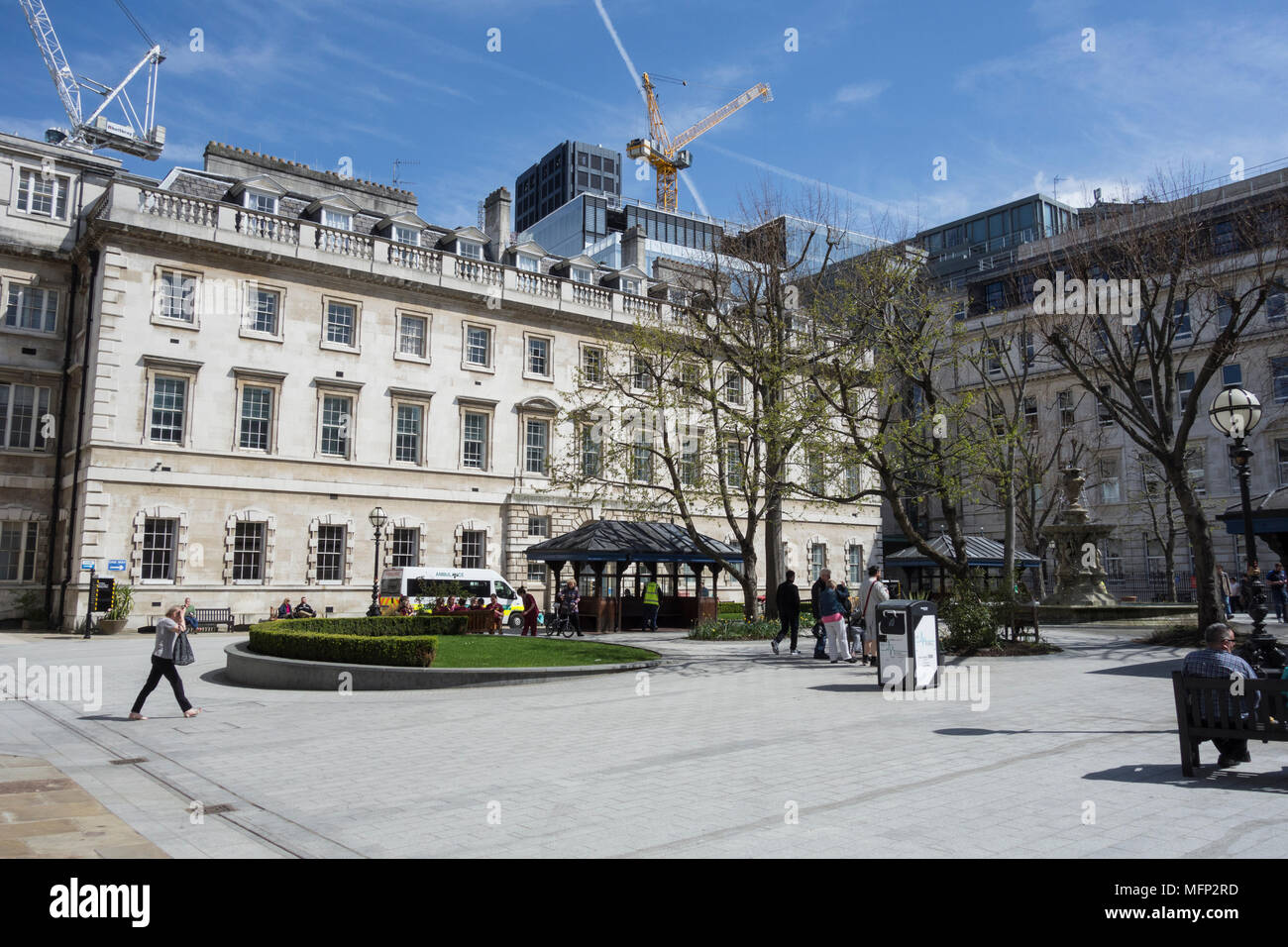 Sviluppo Keltbray ad est di San Bartolomeo del Ospedale di Barts Square, Smithfield, London EC1, Regno Unito Foto Stock