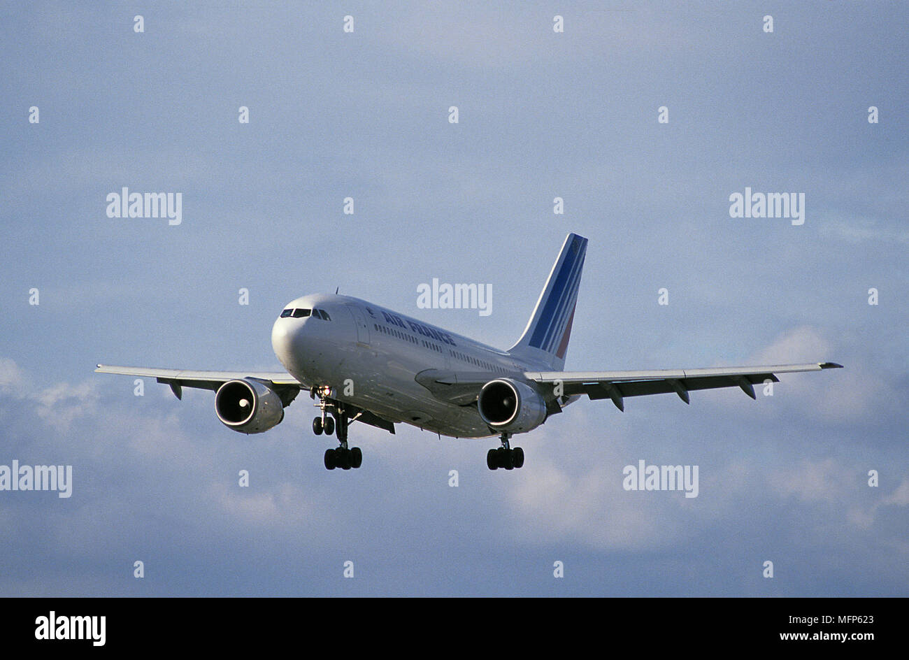 Air France compagnia aerea aereo decollare Foto Stock