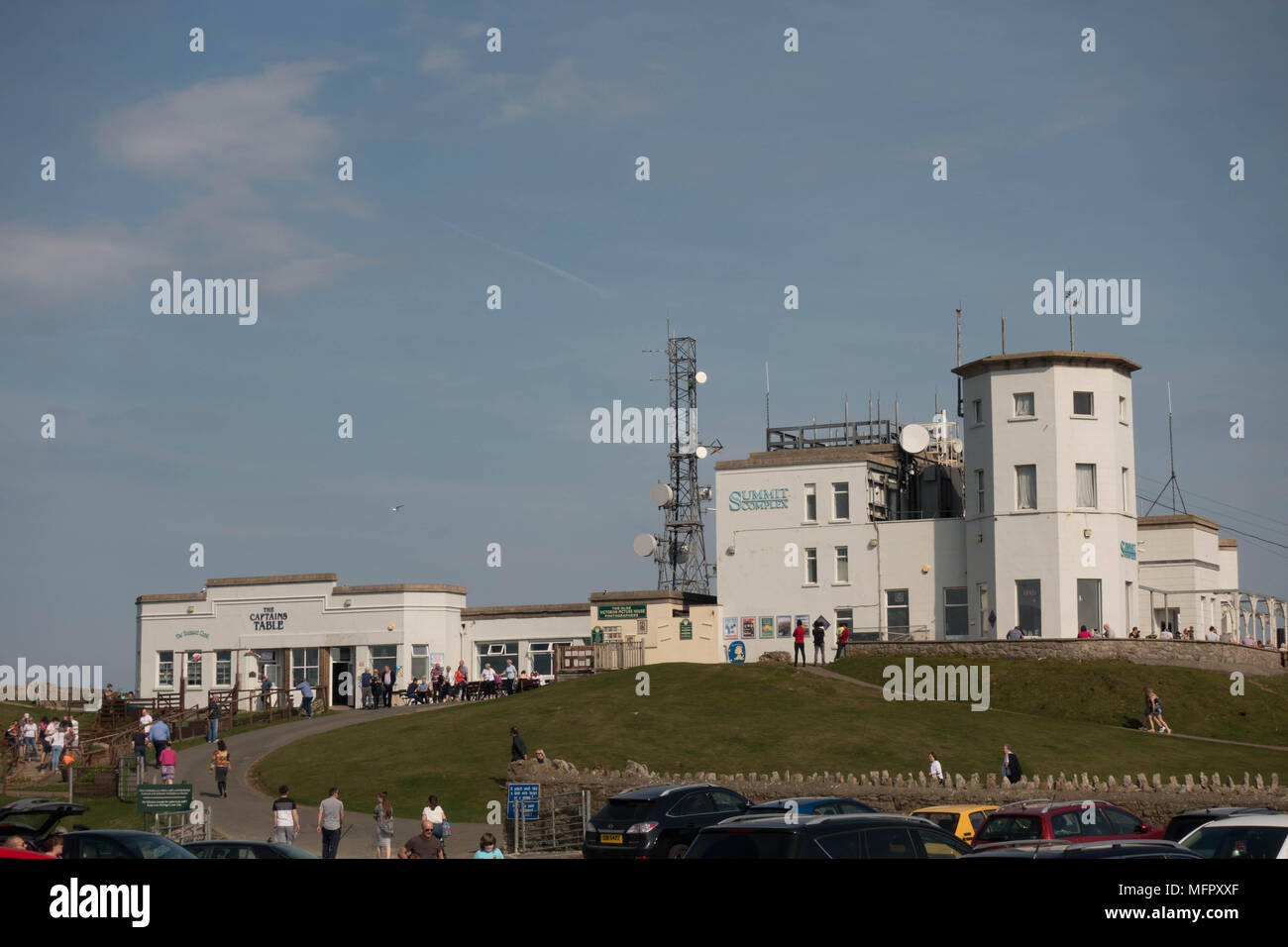 Il Summit Complex. Il Great Orme. Conwy. Il Galles. Foto Stock