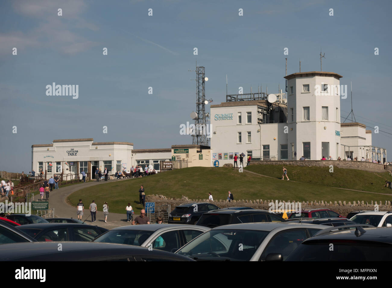 Il Summit Complex. Il Great Orme. Conwy. Il Galles. Foto Stock