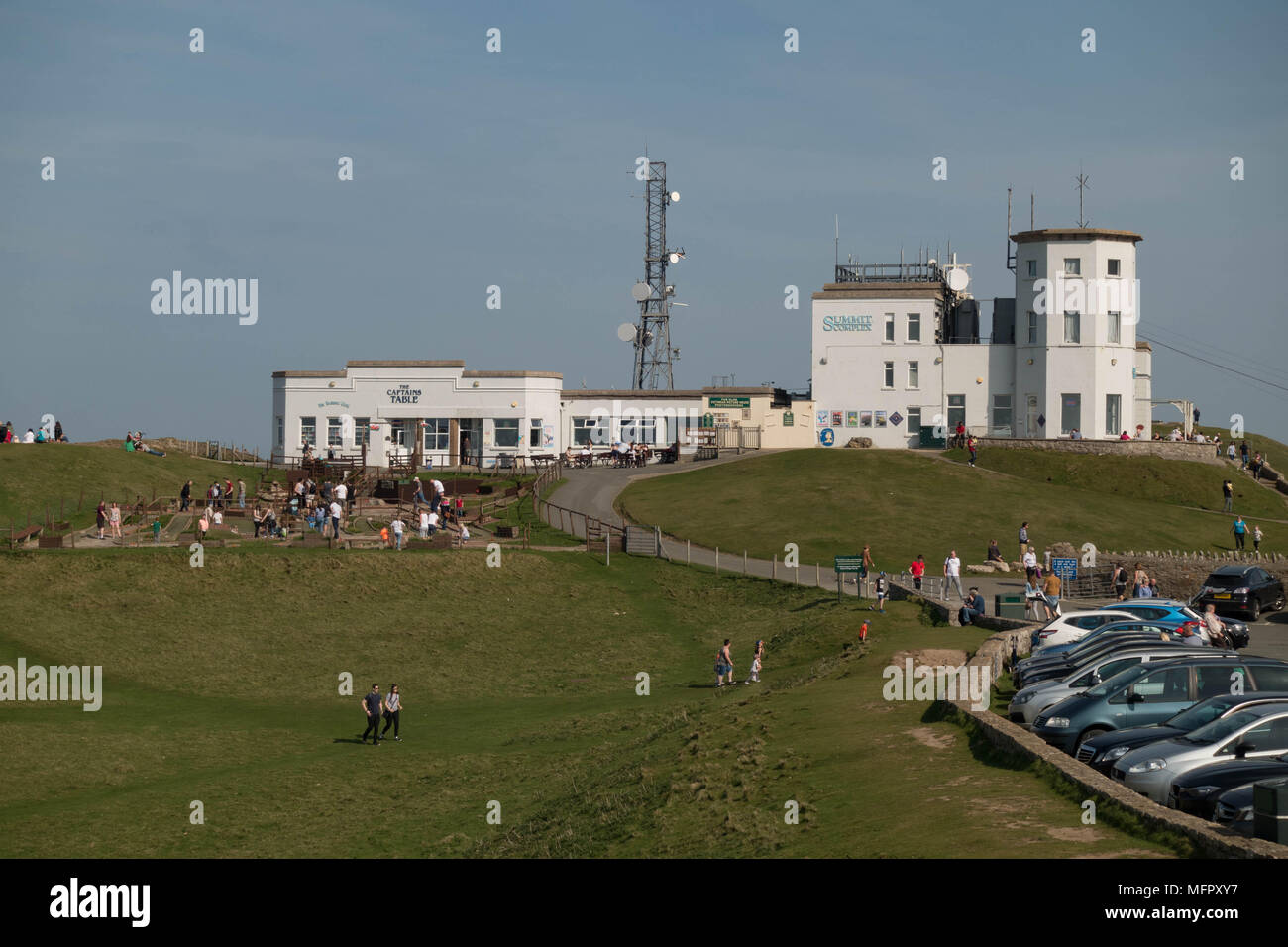 Il Summit Complex. Il Great Orme. Conwy. Il Galles. Foto Stock