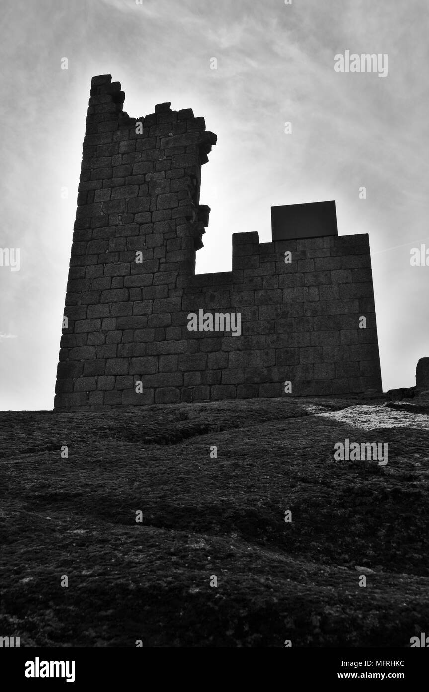 Castello di Castelo Novo. Portogallo Foto Stock