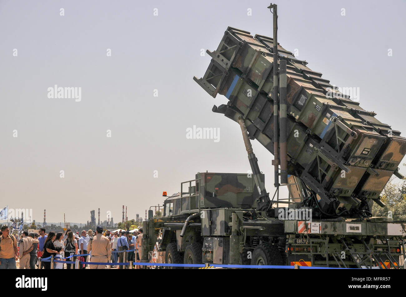 David imbracatura (Kelah David), anche conosciuto in precedenza come bacchetta magica (Sharvit Ksamim), è un Forze di Difesa Israeliane sistema militare essendo sviluppato congiuntamente b Foto Stock