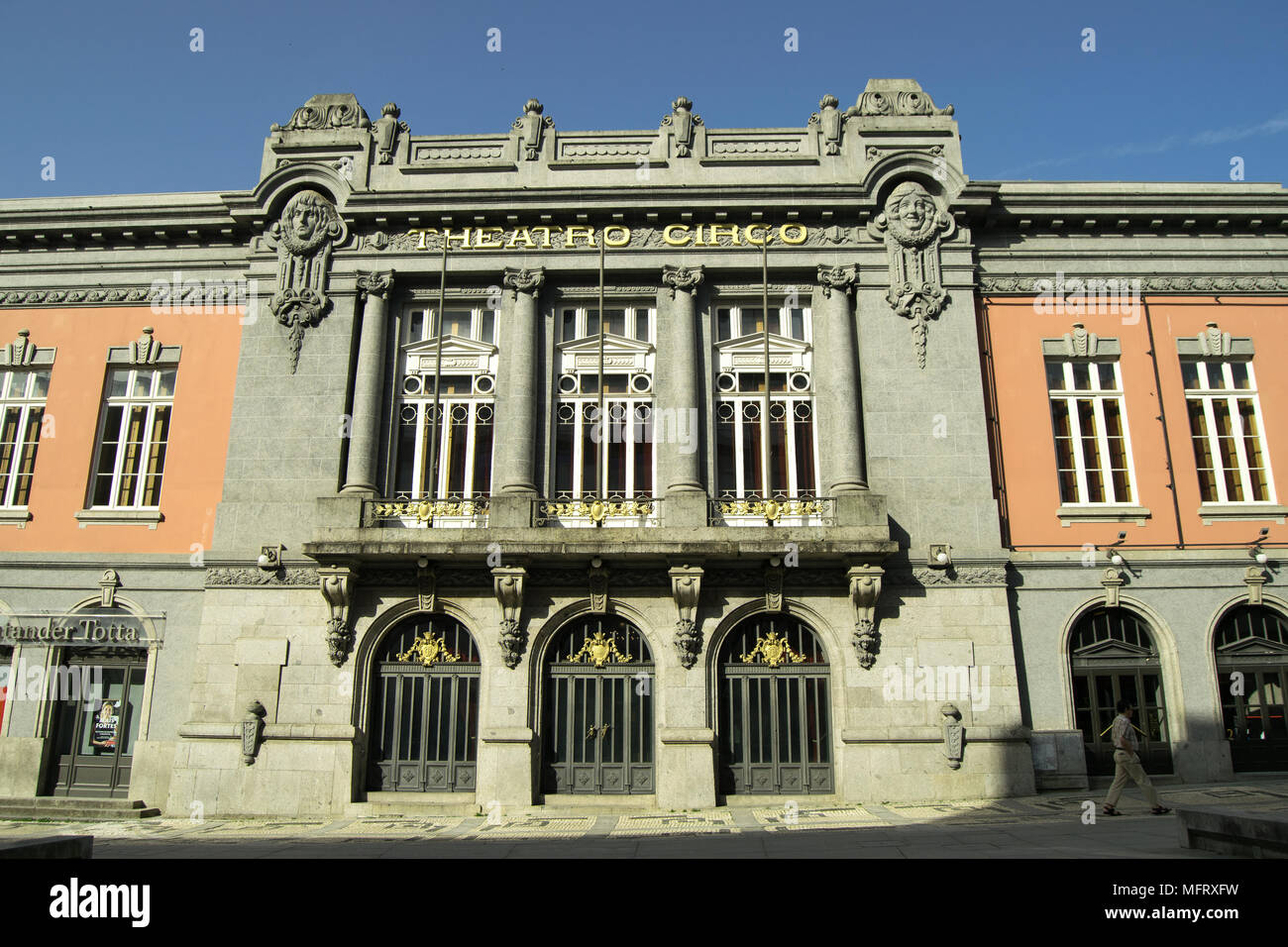Circo Teatro in Braga Portogallo Foto Stock