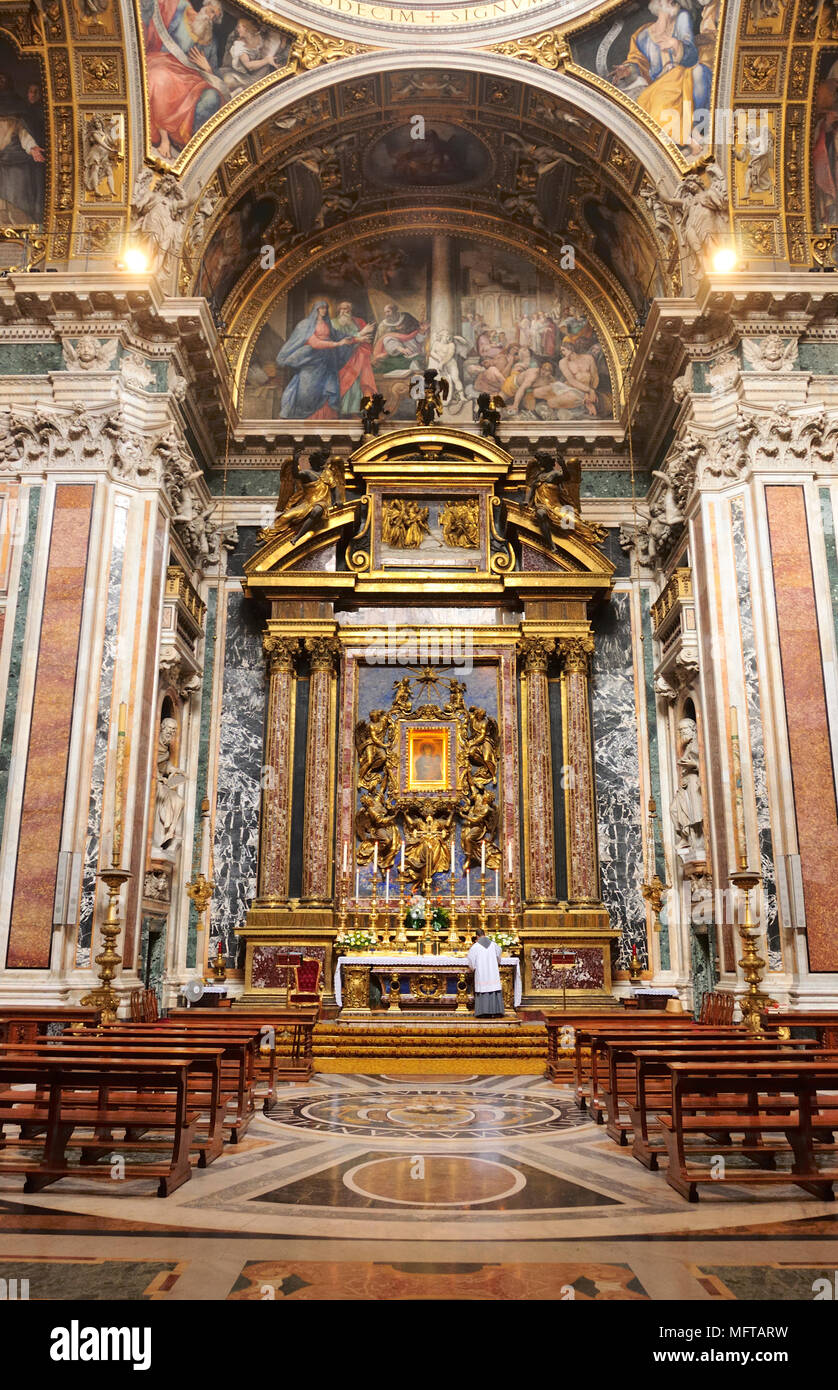 Chiesa di Santa Maria Maggiore. Roma, Italia Foto Stock
