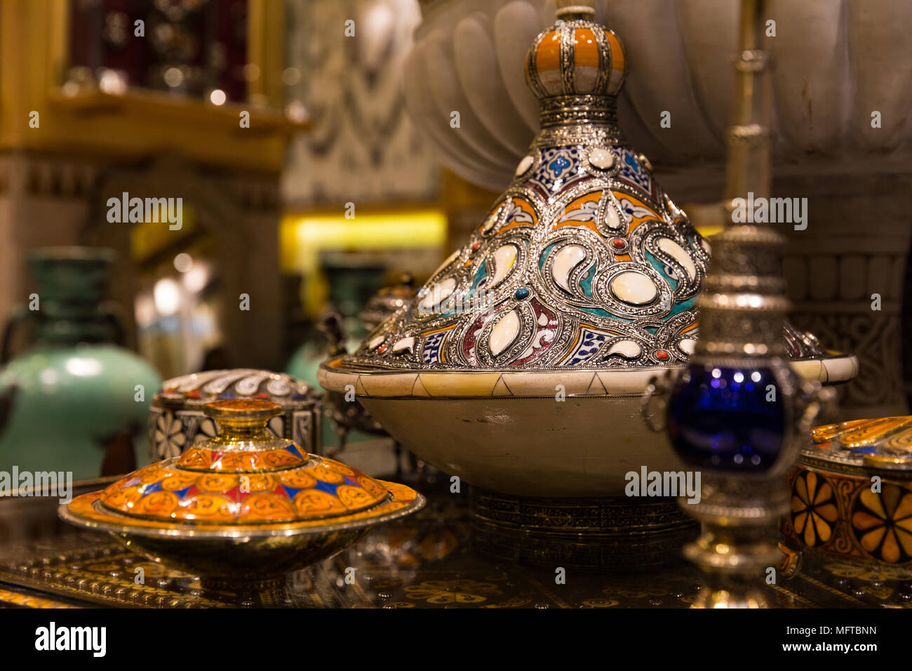 Tagine di lusso in Medina Marrakech Foto Stock