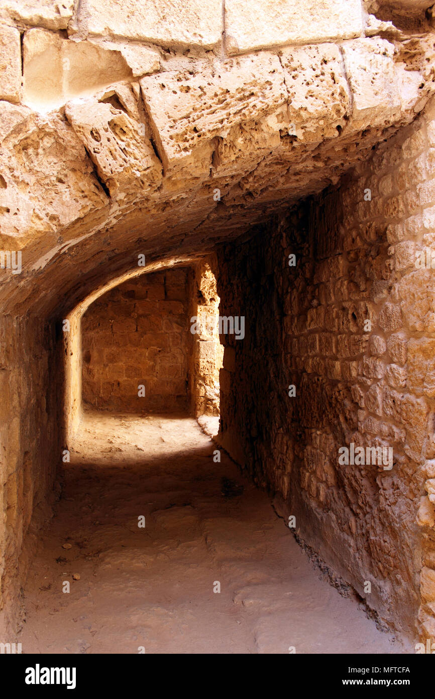 Entro Othello's torre la cittadella. FAMAGUSTA CIPRO DEL NORD. Foto Stock