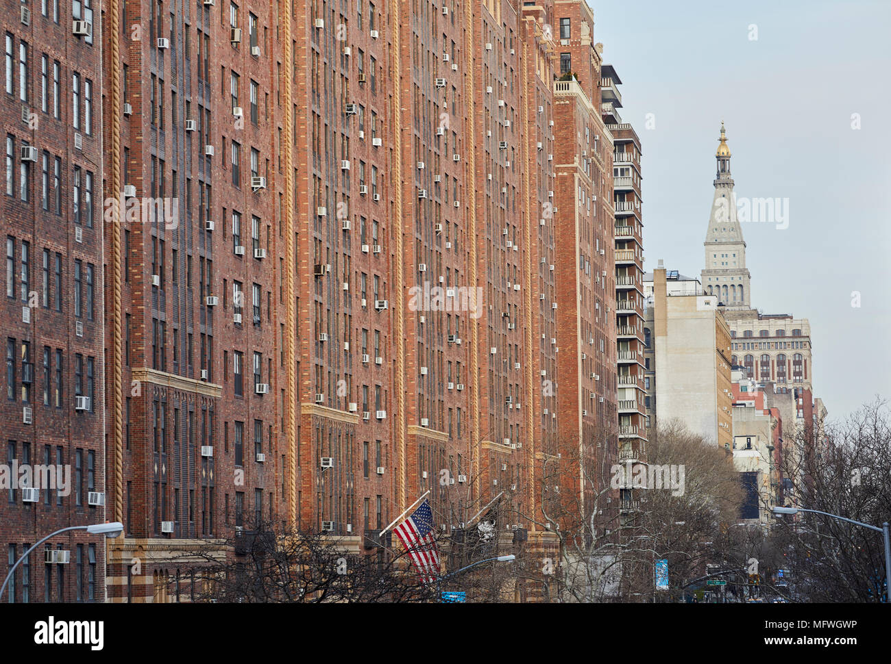 Manhattan a New York City, urban design High Line Park elevata parco lineare, Greenway sull abbandonata in disuso ex New York Ferrovia Centrale Foto Stock