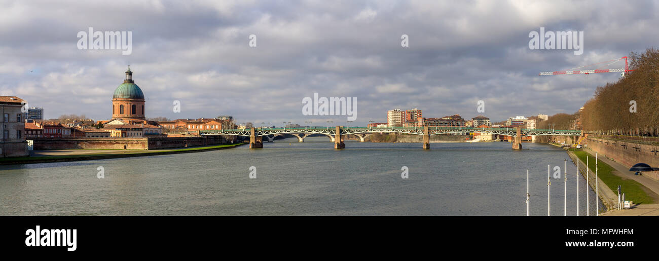 Vista di Toulouse - Midi-Pirenei, Francia Foto Stock