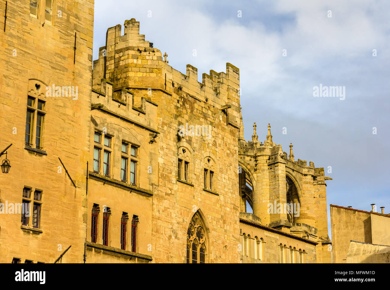 Palais des archeveques, il municipio di Narbonne - Francia, Lang Foto Stock