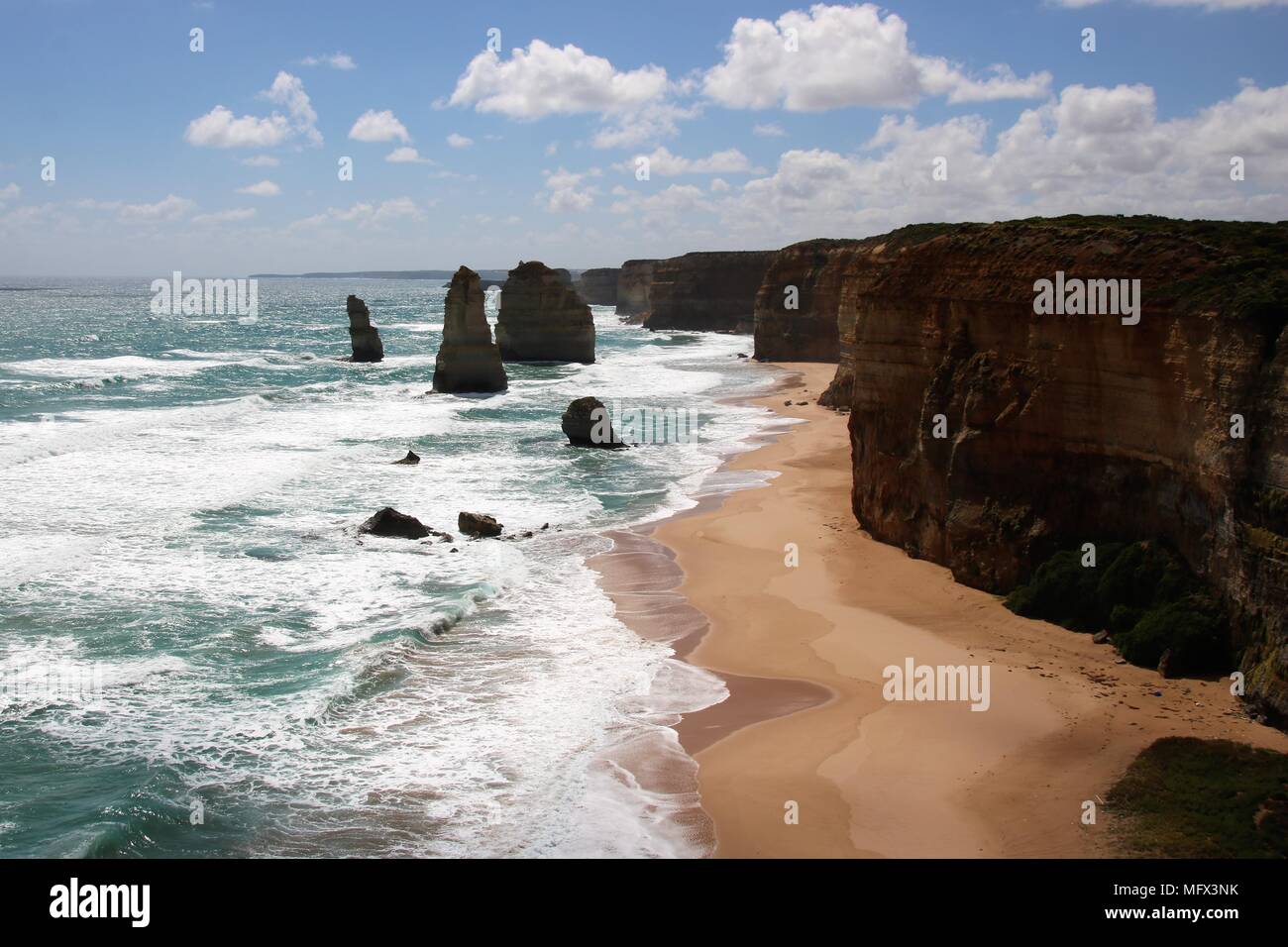 Vedute lungo la Great Ocean Road Foto Stock