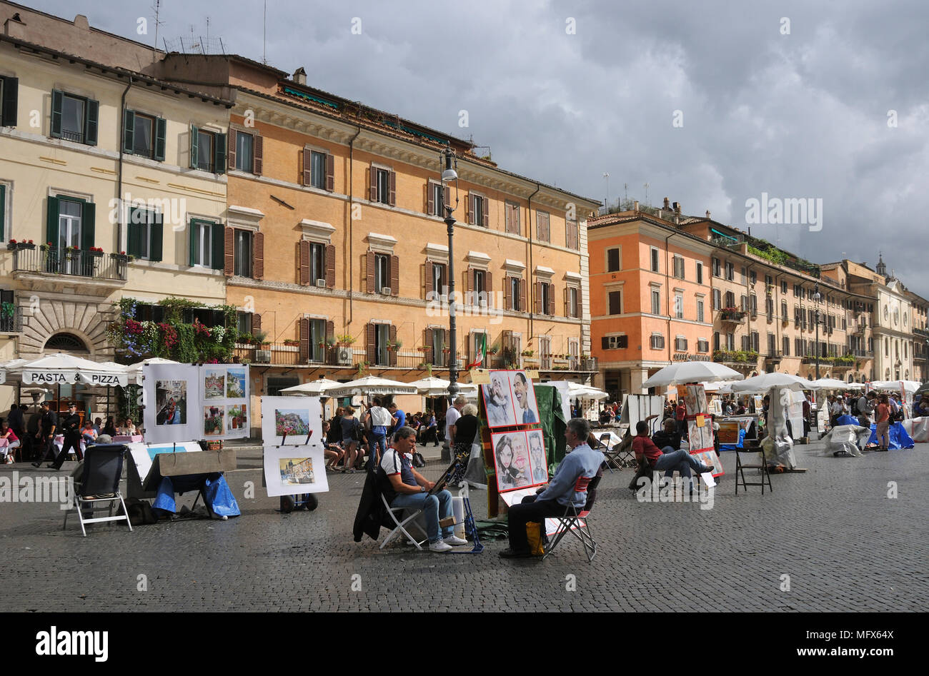 Piazza Navona. Roma, Italia Foto Stock