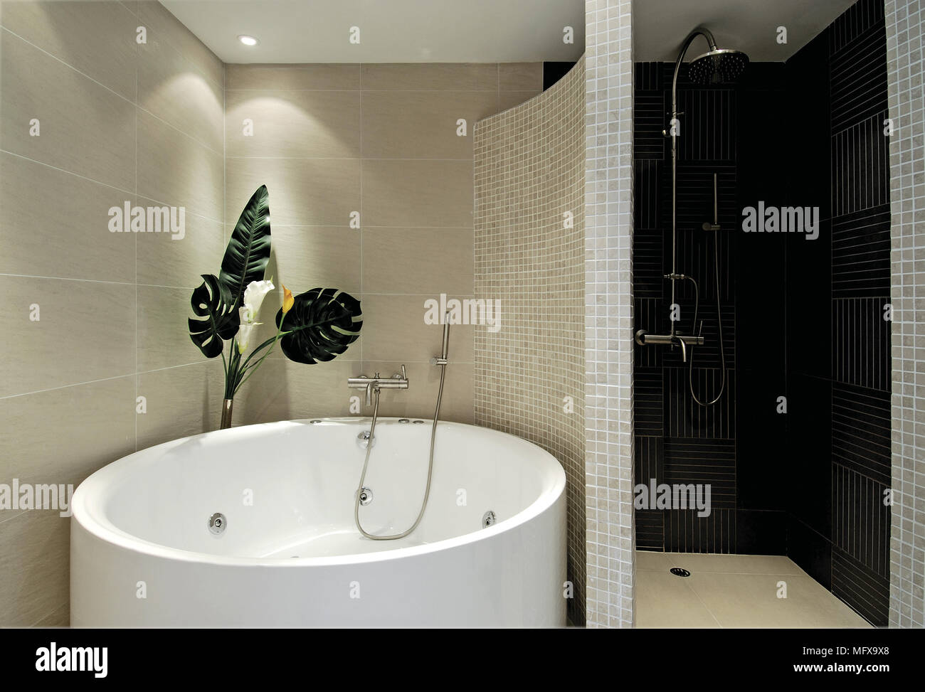Vasca da bagno in vetro immagini e fotografie stock ad alta risoluzione -  Alamy