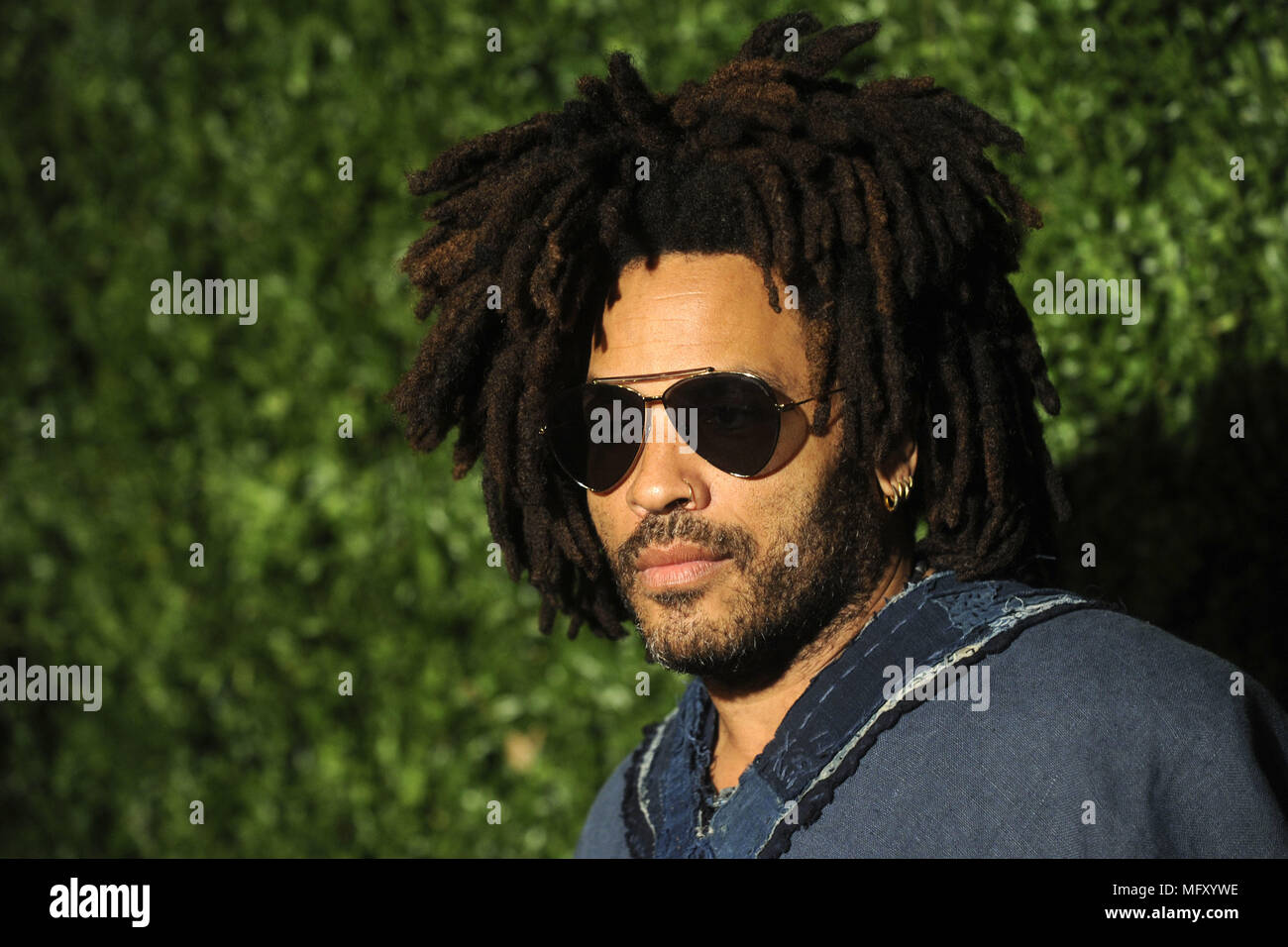 Lenny Kravitz frequentando il XIII annuale di Tribeca Film Festival Chanel Cena presso Balthazar il 23 aprile 2018 a New York City. | Verwendung weltweit Foto Stock