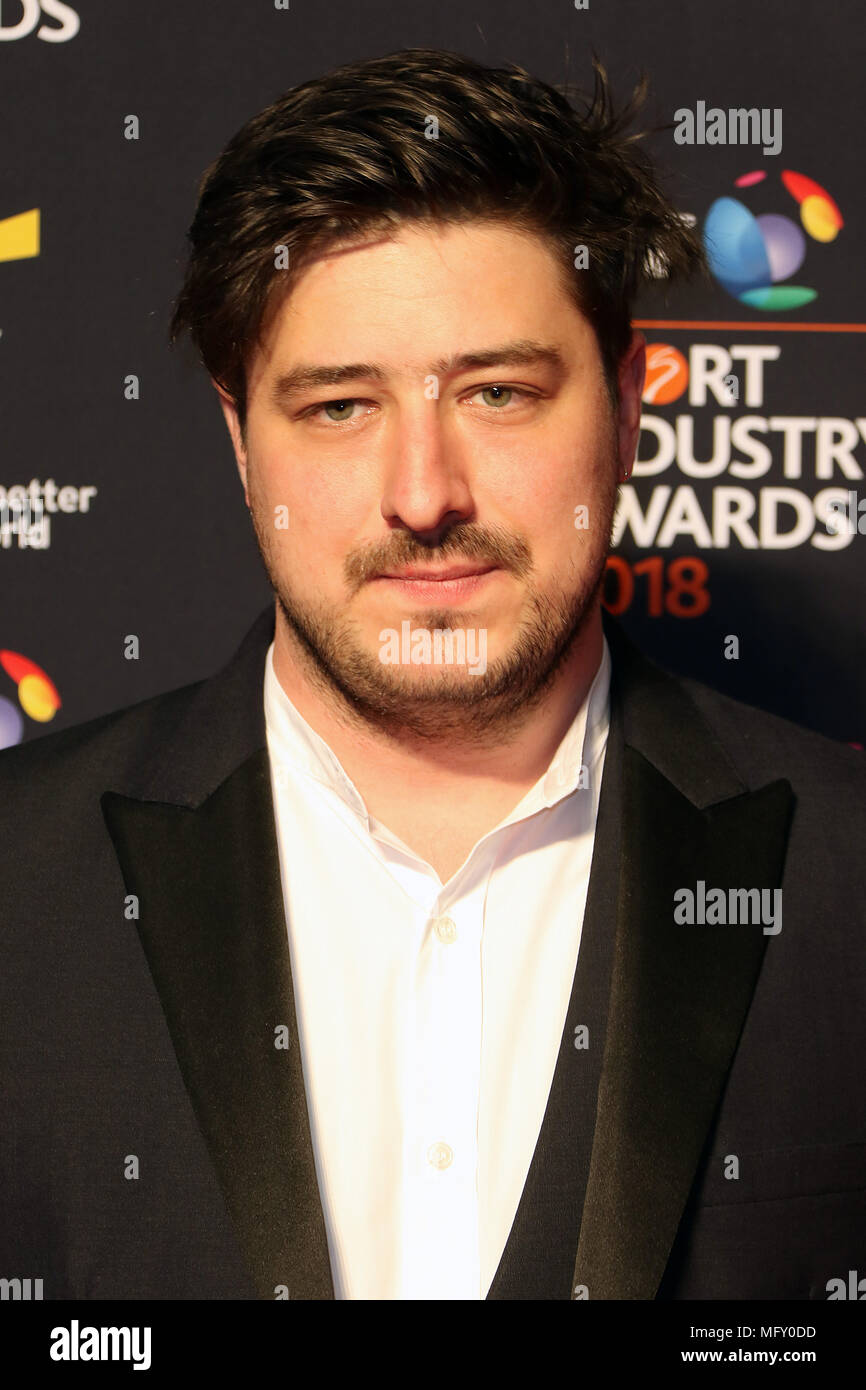 Londra, Regno Unito. Il 26 aprile, 2018. Marcus Mumford, BT Sport Industry Awards, evoluzione di Battersea, Londra, Regno Unito, 26 aprile 2018, Foto di Richard Goldschmidt Credito: ricca di oro/Alamy Live News Foto Stock