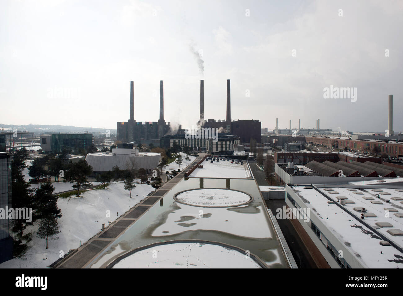 Volkswagen Factory Foto Stock