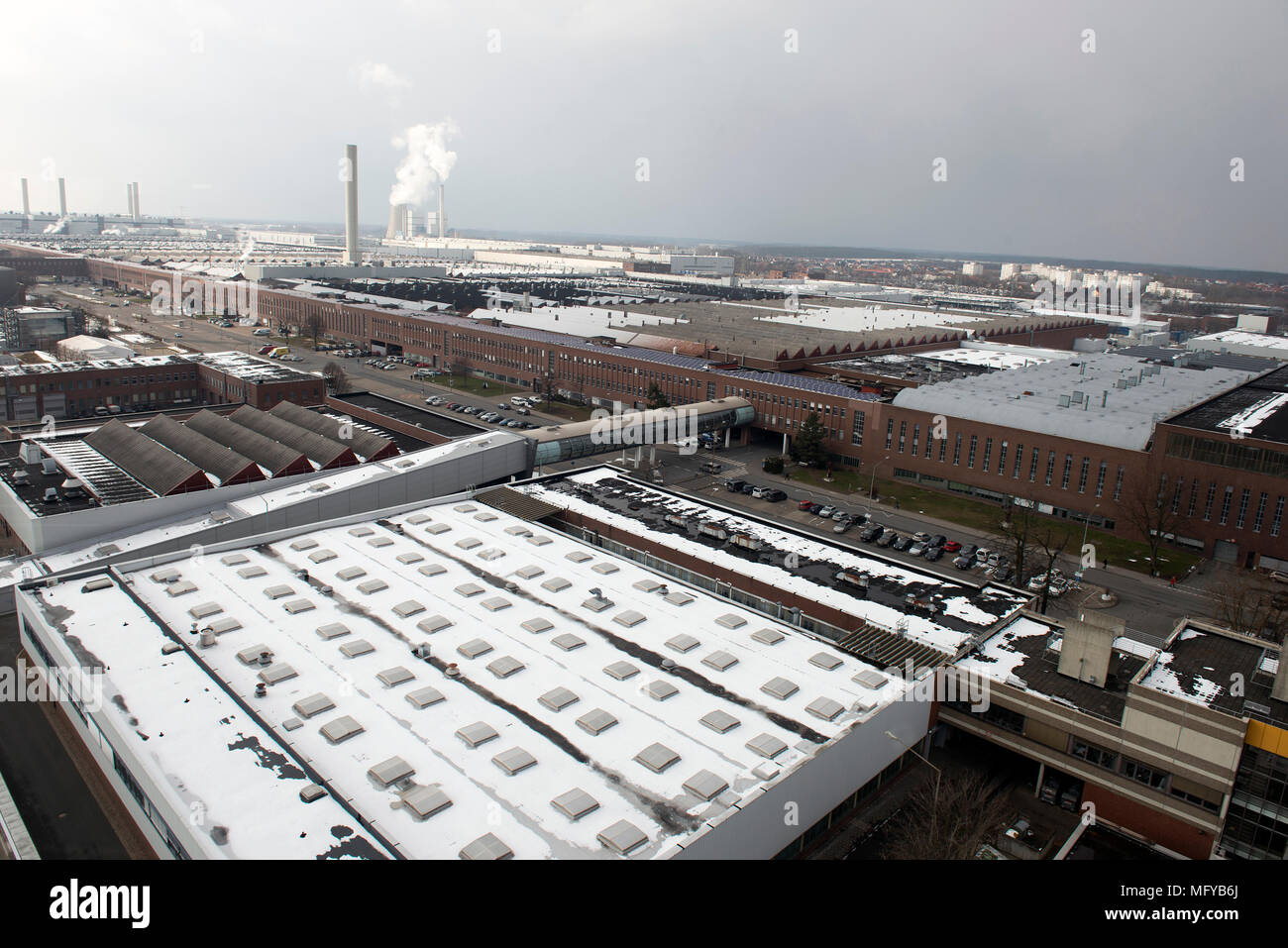 Volkswagen Factory Foto Stock