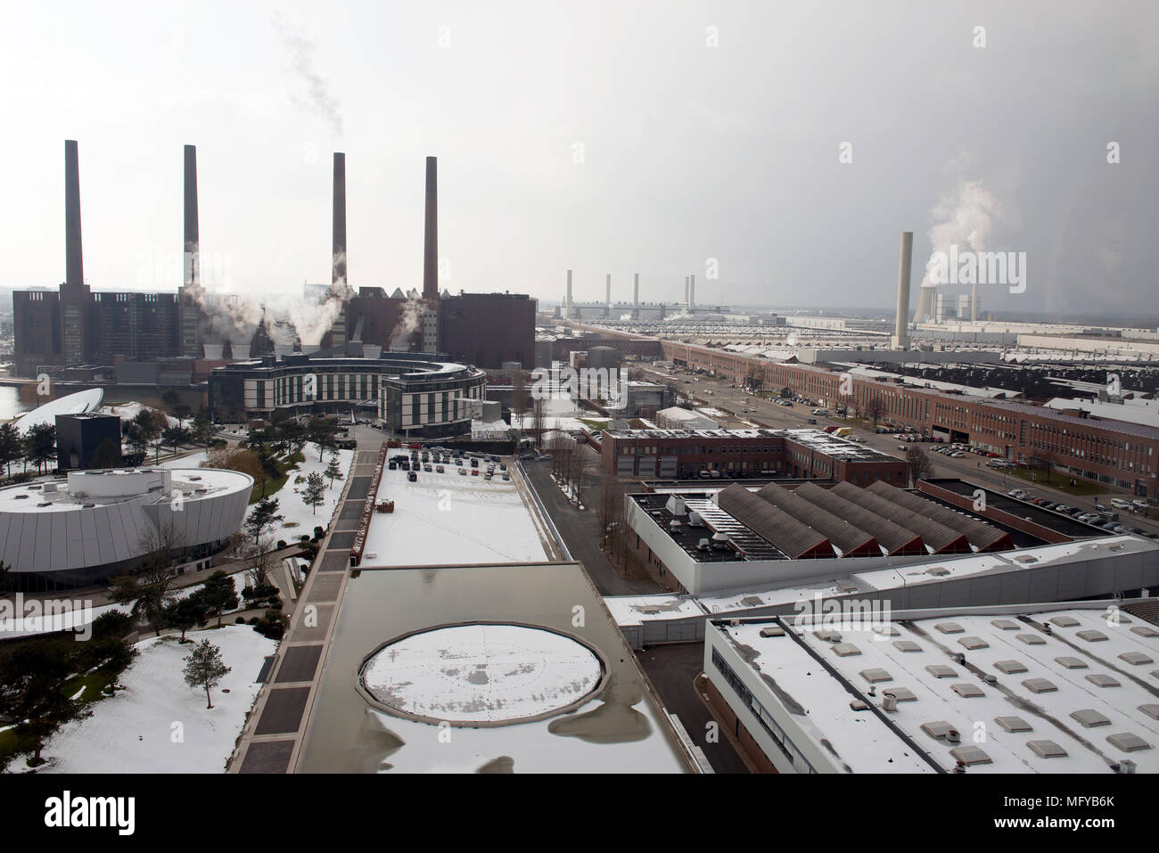 Volkswagen Factory Foto Stock