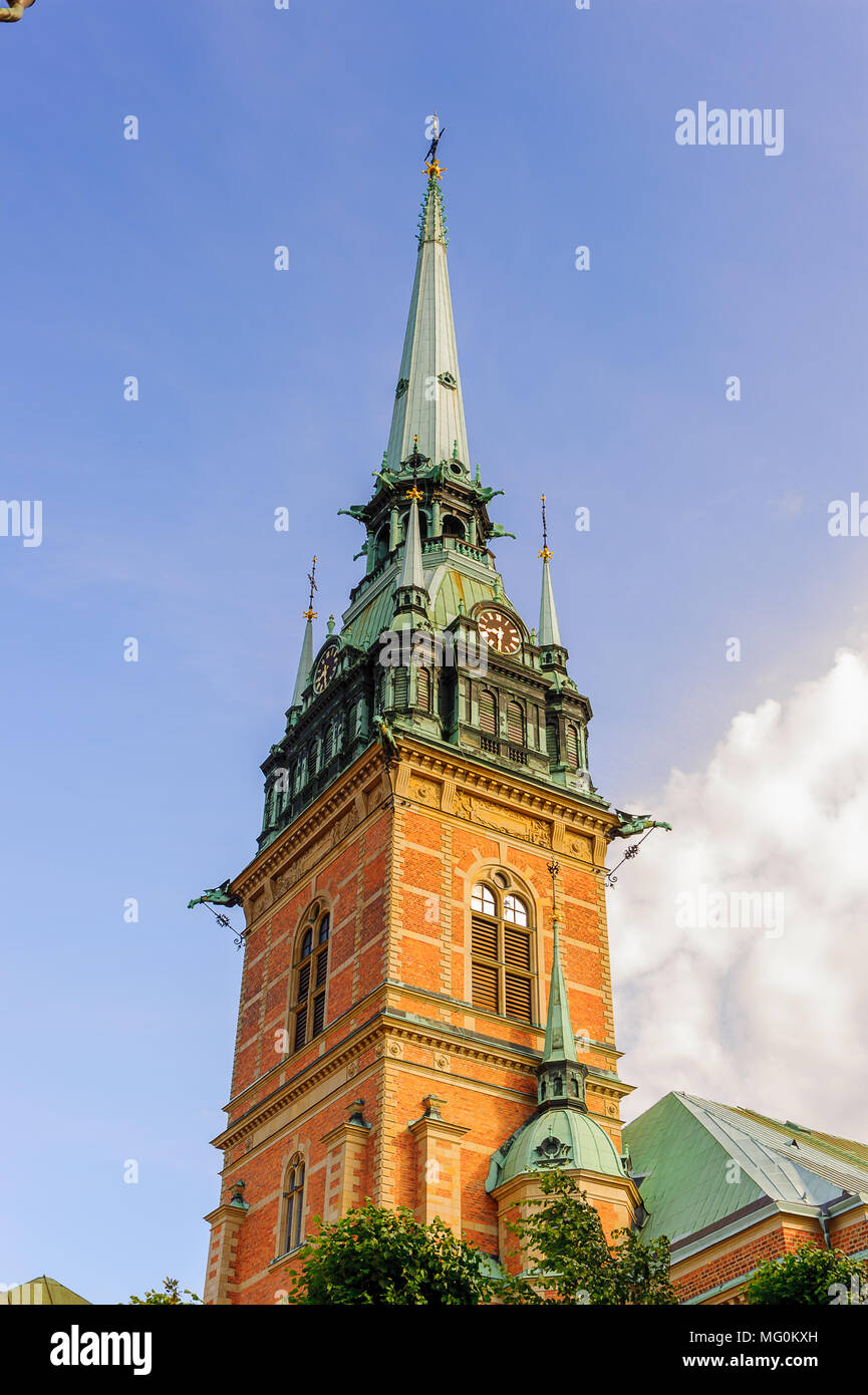 La chiesa tedesca, Stoccolma, Svezia Foto Stock