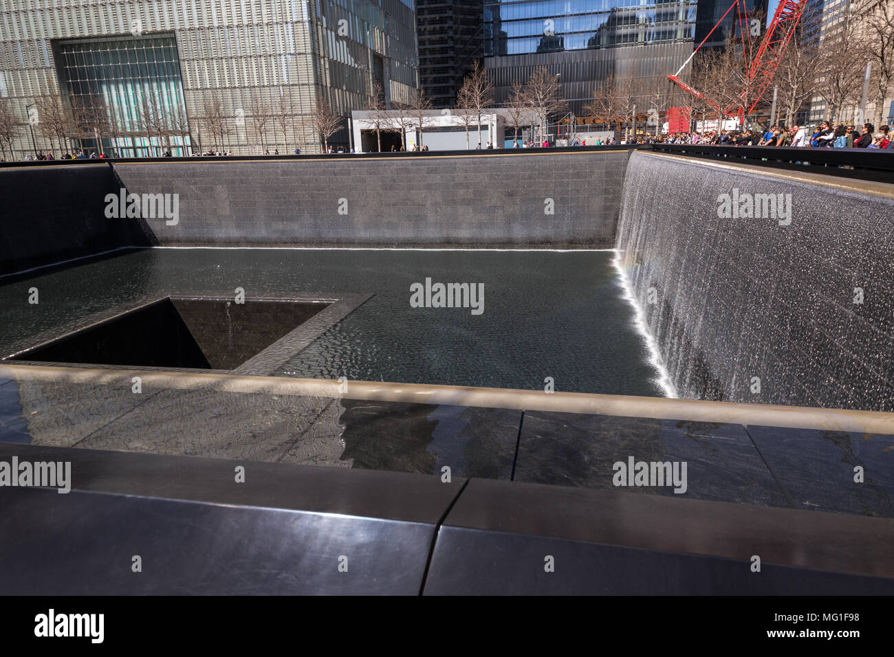 WTC Memorial e la Freedom Tower Foto Stock