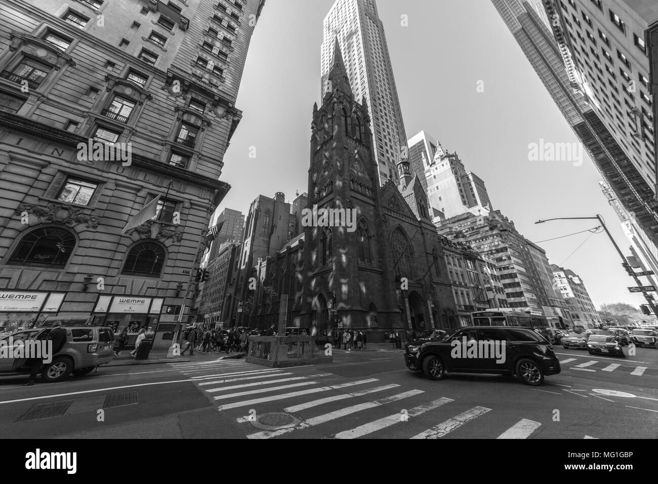 Quinta Avenue Presbyterian Church, Manhattan, New York Foto Stock