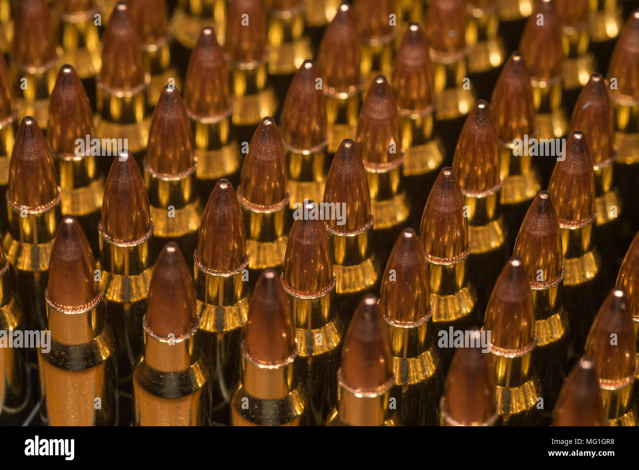 Munizioni per fucile Foto Stock