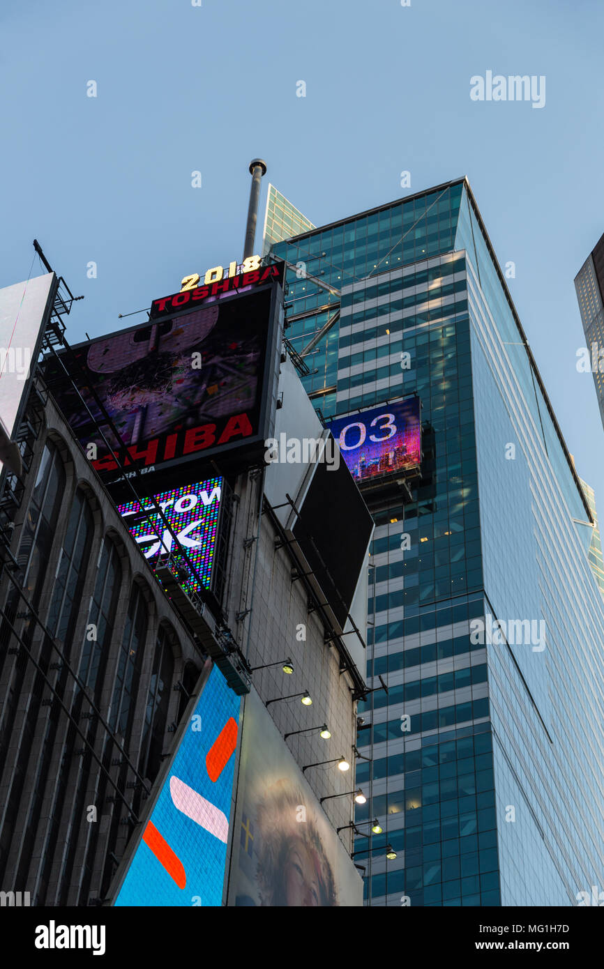 Times Square Manhattan, New York City Foto Stock