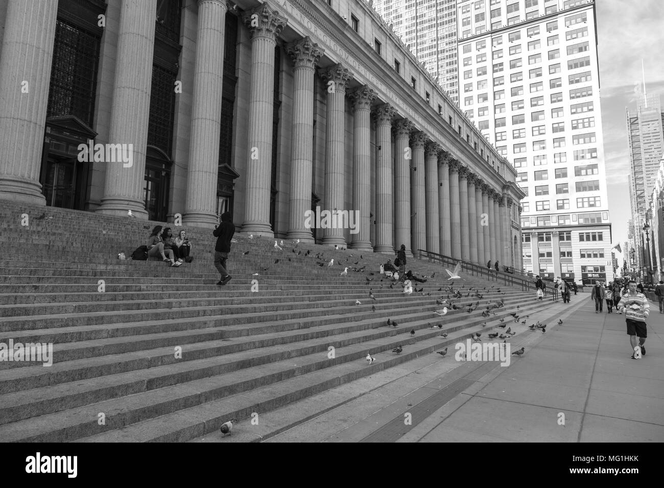 Stati Uniti Post Office, Manhattan New York City Foto Stock