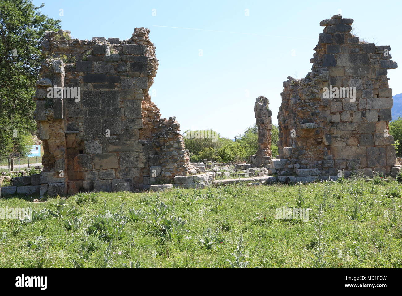 Monastero di Zaraka, Grecia, Korinthia Foto Stock