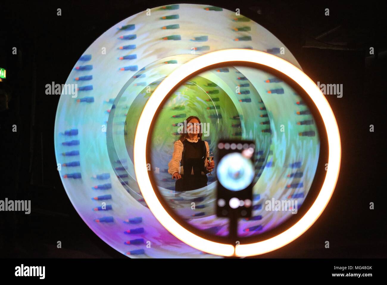 Il Flipside VIP vista privata 26 Aprile 2018 Foto Stock
