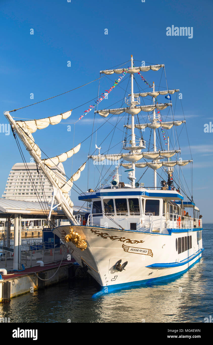 Crociera nel Porto barca, Kobe, Kansai, Giappone Foto Stock