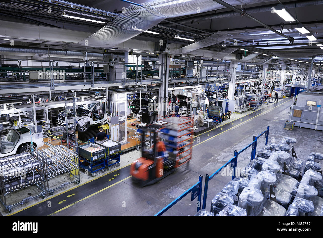 Volvo Car Factory di Torslanda, Göteborg Foto Stock