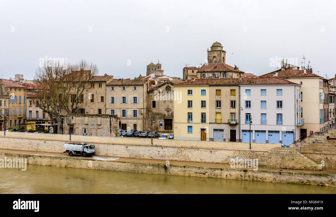 Argine di Arles - Francia, Provence-Alpes-Côte d'Azur Foto Stock